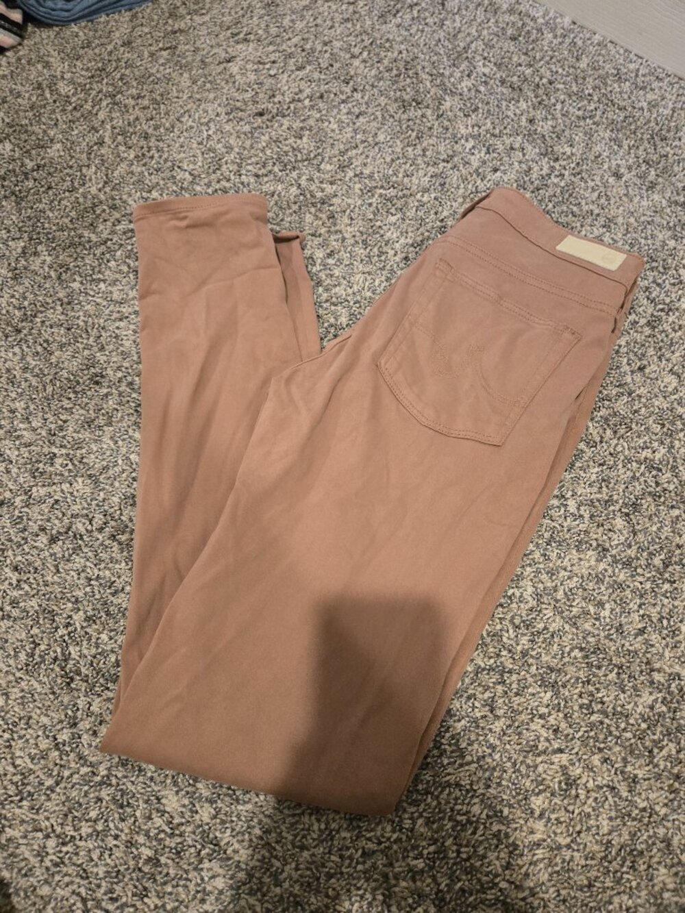 Adriano Goldschmied Prima Cigarette Leg Jeans Pink Sateen 27